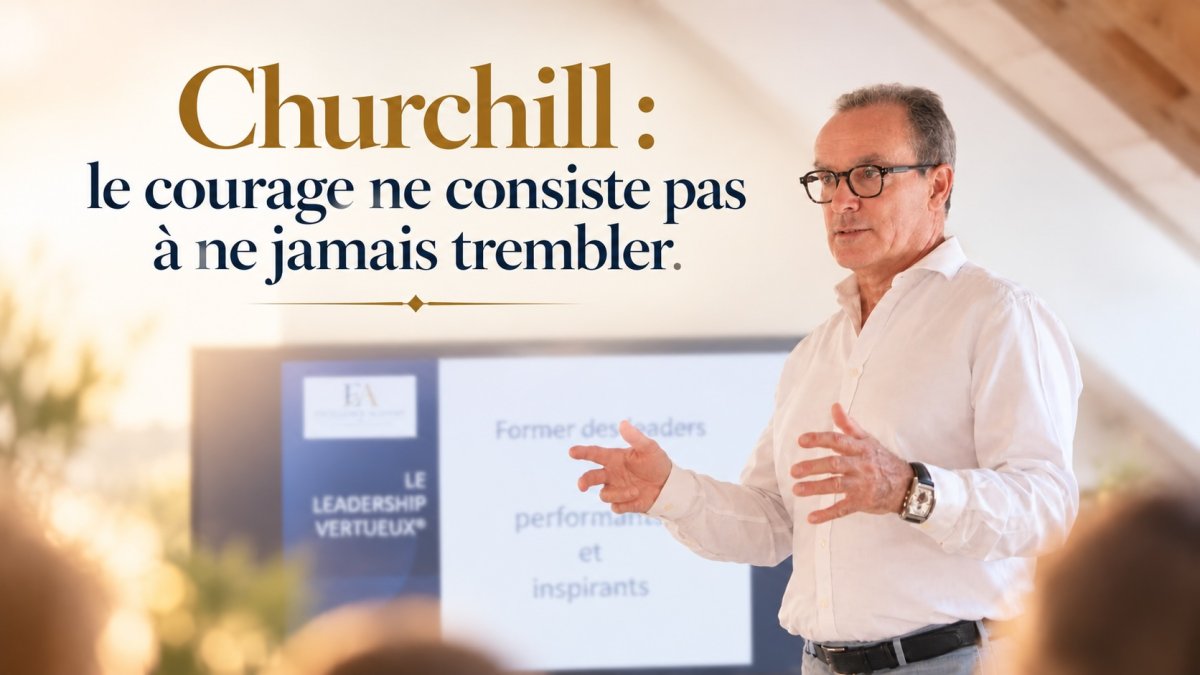 Winston Churchill est souvent associé au COURAGE 